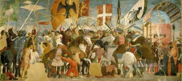  Humanismus Werke - Kampf zwischen Heraclius und Chosroes Italienischen Renaissance Humanismus Piero della Francesca